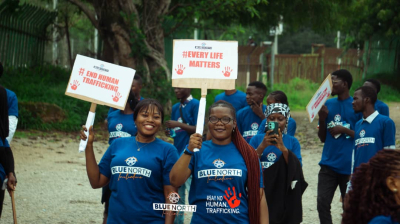 Team BlueNorth fight Against human trafficking