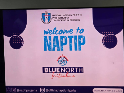 BATCH OF COLLABORATION/ PATNERSHIP BETWEEEN NAPTIP AND BLUENORTH NORTH INITIATIVE