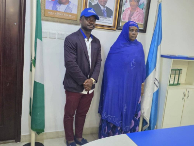 BNI FOUNDER AND  AND D.G OF NAPTIP (PHOTO SECTION)